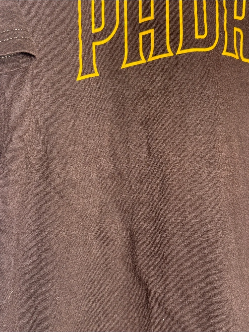 Nike Kids San Diego Padres Short Sleeve Tee in Brown and Gold Tatis Jr. #23